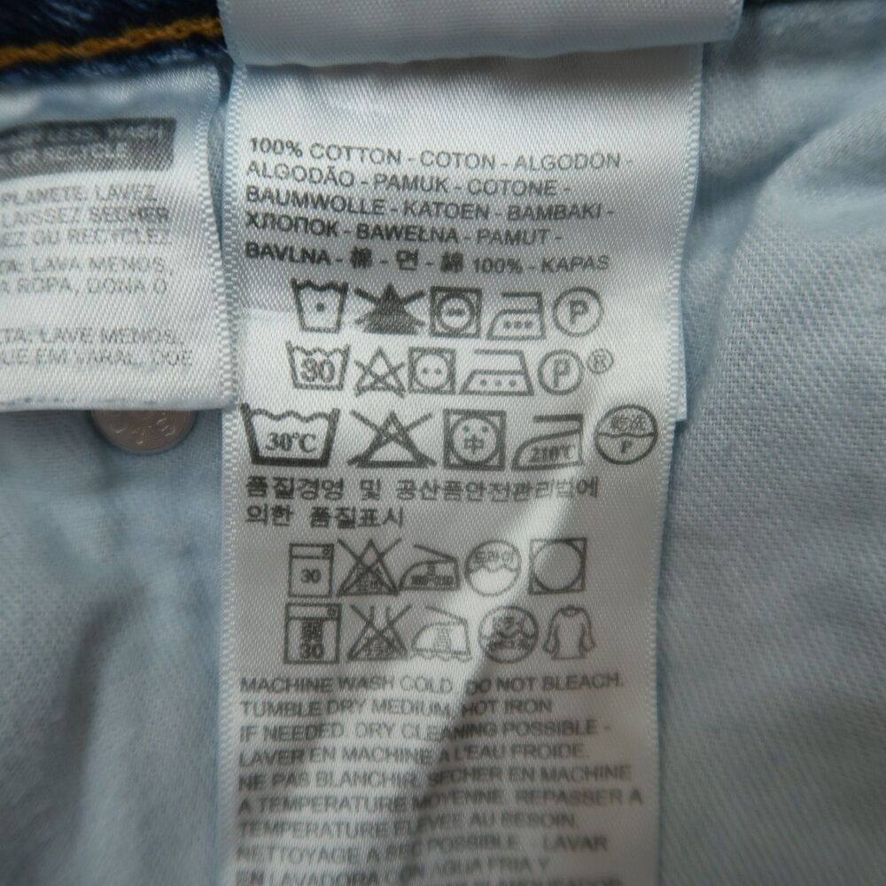 Levi's 550 Jeans Mens Size 40x30 (38x30 Actual) Blue Relaxed Tapered Denim - Picture 11 of 16